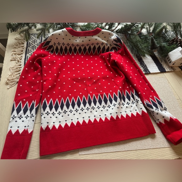 BUNDLE SET Women and Mens Charter Club snowflake sweater - Picture 3 of 10